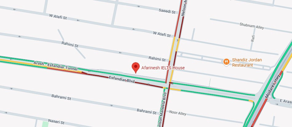 لوکیشن خانه آیلتس آفرینش