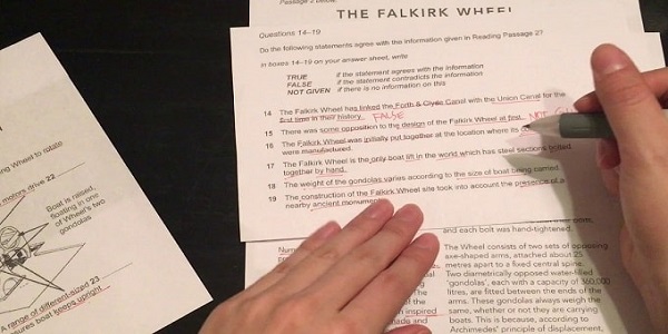 در ریدینگ آیلتس از ابتدای متن شروع کنید