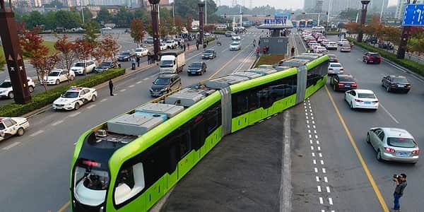 استفاده از اتوبوس در چین